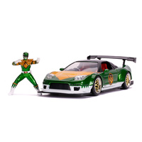 Jada 1/24 Green Ranger with 2002 Honda NSX Type R Japan Spec Power Rangers Hollywood Rid