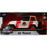 Jada Jurassic World 1/32 1992 Jeep Wrangler Diecast Vehicle