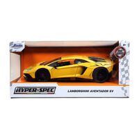 Jada 1/24 Hyperspec 2017 Lamborghini Aventador Yellow Diecast