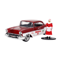 Jada 1/32 Holiday Rides Xmas 1961 Chevy Impala w/Ms Claus Diecast Vehicle