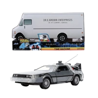 Jada Back to the Future 1/24 Delorean w/Truck Box SDCC Exclusive