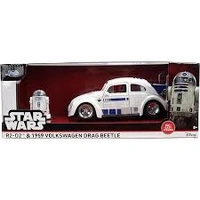 Jada Star Wars 1/24 1959 Volkswagen Drag Beetle Diecast Vehicle w/R2D2