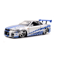 Jada 1/32 Fast & Furious Brians Nissan Skyline GT-R (R34) Movie Diecast 97184