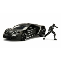 Jada 1/24 Black Panther w/Lykan HyperSport Movie Hollywood Rides 99723 Diecast