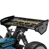 JConcepts Illuzion - 1/8th Buggy / Truck Punisher wing and side dams (black)