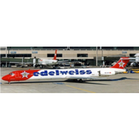 JC Wings 1/200 Edelweiss Air MD-83 HB-IKP w/stand Diecast Aircraft