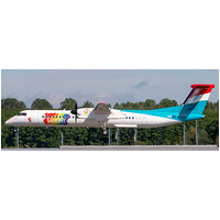 JC Wings 1/200 Luxair Bombardier Dash 8 Q400 LX-LQC "be Pride, be Luxembourg Livery" Diecast Aircraft