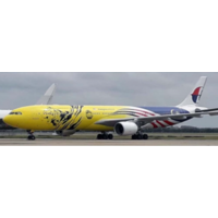 JC Wings 1/200 Malaysia Airlines A330-300 “Harimau Malaya” 9M-MTG Diecast Aircraft