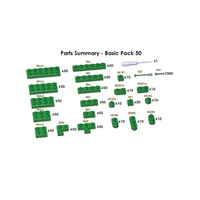 Jekca Sculptor Basic Pack 50 - Green#347