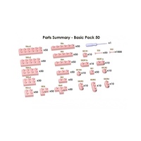Jekca Sculptor Basic Pack 50 - Pink#1895
