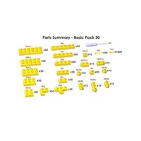 Jekca Sculptor Basic Pack 50 - Yellow
