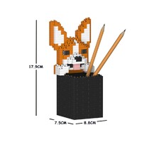 Jekca Welsh Corgi Pencil Cup 01S