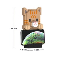 Jekca Tabby Cat Phone Stand 01S