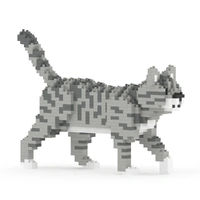 Jekca Grey Tabby Cat Mini 01S