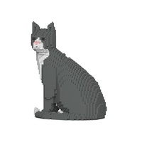 Jekca Grey Tuxedo Cat 01S