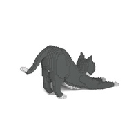 Jekca Grey Tuxedo Cat 04S