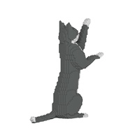 Jekca Grey Tuxedo Cat 05S