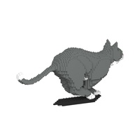 Jekca Grey Tuxedo Cat 06S