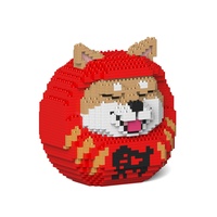 Jekca Shiba Daruma Doll 01S-M01