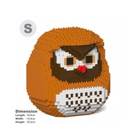Jekca Owl Daruma Doll 01S