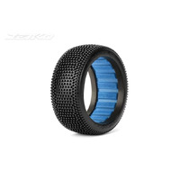 Jetko 1/8 Buggy BLOCK IN Tyres (Medium Soft Insert/Blue Grey) (2pcs) [1002MS6201BG]