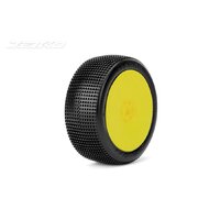 Jetko 1/8 MARCO Buggy Tyres (Dish/Yellow Rim/Super Soft) (2pcs) [1003DYSSG]