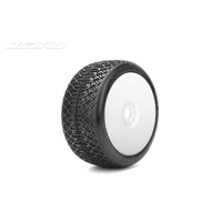 Jetko J-ONE 1/8 Buggy/Dish/White Rim/Medium Soft/Glued/Belted