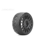 Jetko 1/8 GT HOT DOT Tyres (Radia Rim/Black/Medium Soft) (2pcs) [1102RBMSGB]