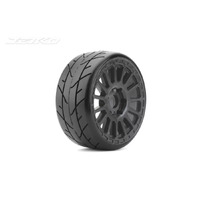 Jetko 1/8 GT VERTEX Tyres (Radia Rim/Black/Medium Soft) (2pcs) [1103RBMSGB]