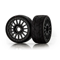 Jetko 1/8 GT VERTEX Tyres (Radia Rim/Black/Ultra Soft/Belted) (2pcs) [1103RBUSGB]