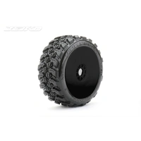 Jetko 1/8 Buggy EX-KING COBRA/Dish LW/Black Rim/Medium Soft/Belted [1502DBMSGB]