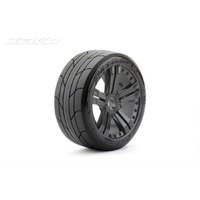 Jetko 1/8 Buggy EX-SUPER SONIC Tyres (Claw Rim/Black/Medium Soft) (2pcs) [1504CBMSGB]