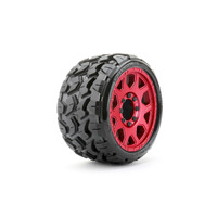 Jetko 1/8 SGT 3.8 EX-TOMAHAWK/Claw Rim/Metal Red/Medium Soft/Glued/Blted