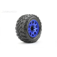 Jetko 1/8 MT 3.8 EX-KING COBRA/Claw Rim/Metal Blue/Medium Soft/Glued/Blted