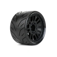 Jetko 1/8 SMT 4.0 Tire-BLACK PHOENIX Tyres (Claw Rim/Black/Med Soft/Belted) (2pcs) [1901CBMSGBB1]