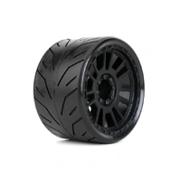 Jetko 1/8 SMT 4.0 Tire-BLACK PHOENIX Tyres (Claw Rim/Black/Med Soft/Belted) (2pcs) [1901CBMSGBB2]