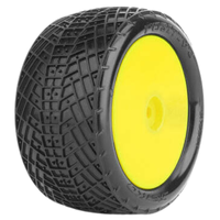 Jetko 1/10 Buggy 2&4WD Rear-POSITIVE/Dish/Yellow Rim/Ultra Soft [2007DYUSG]