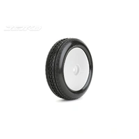 Jetko 1/10 Buggy 2WD Front-J-13/Dish/White Rim/Super Soft/Glued