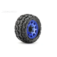 Jetko 1/10 ST 2.8 EX-TOMAHAWK Tyres (Claw Rim/Metal Blue/Medium Soft/12mm) (2pcs) [2701CLMSGNB1]