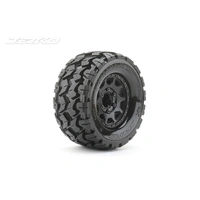Jetko 1/10 MT 2.8 EX-TOMAHAWK Tyres (Claw Rim/Black/Medium Soft/12mm) (2pcs) [2801CBMSGNB2]
