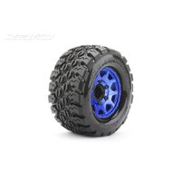 Jetko 1/10 MT 2.8 EX-KING COBRA Tyres (Claw Rim/Metal Blue/Medium Soft/12mm) (2pcs) [2802CLMSGNB1]