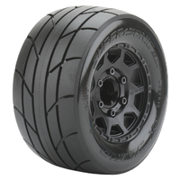 Jetko 1/10 MT 2.8 EX-SUPER SONIC Tyres (Claw Rim/Black/Med Soft/Narrow/12mm 0 o/s) [2804CBMSGNB1]