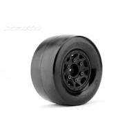 Jetko 1/10 DR Booster RR Rear Tyres (Claw Rim/Black/Super Soft/12mm/Narrow) (2pcs) [2902CBSSGBB1]
