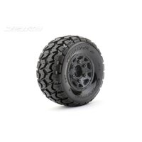Jetko 1/10 SC EX-TOMAHAWK Tyres (Claw Rim/Black/Medium Soft/14mm) (2pcs) [3101CBMSGNB3]