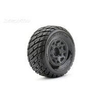 Jetko 1/10 SC EX-ROCKFORM Tyres (Claw Rim/Black/Medium Soft/14mm) (2pcs) [3103CBMSGNB3]