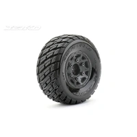 Jetko 1/10 SC EX-ROCKFORM Tyres (Claw Rim/Black/Medium Soft/14mm) (2pcs) [3103CBMSGNB3]