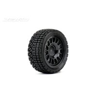 Jetko 1/10 Rally AVANTGARDE Tyres (Claw Rim/Black/Super Soft) (4pcs) [3201CBSSG]