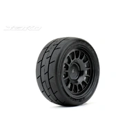 Jetko 1/10 GT FORMULA Tyres (Radial Rim/Black/Super Soft) (4pcs) [3204RBSSG]