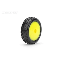 Jetko 1/18 Buggy Rear Capet Mini-B - Arena/Dish/Yellow Rim/Composite Soft/Glued
