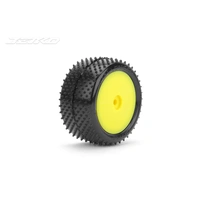 Jetko 1/18 Buggy Front Capet Mini-B - Challenger/Dish/Yellow Rim/Composite Soft/Glued